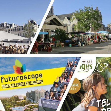 Hyper Centre-Le Regratterie-Wifi Lejlighed Poitiers Eksteriør billede